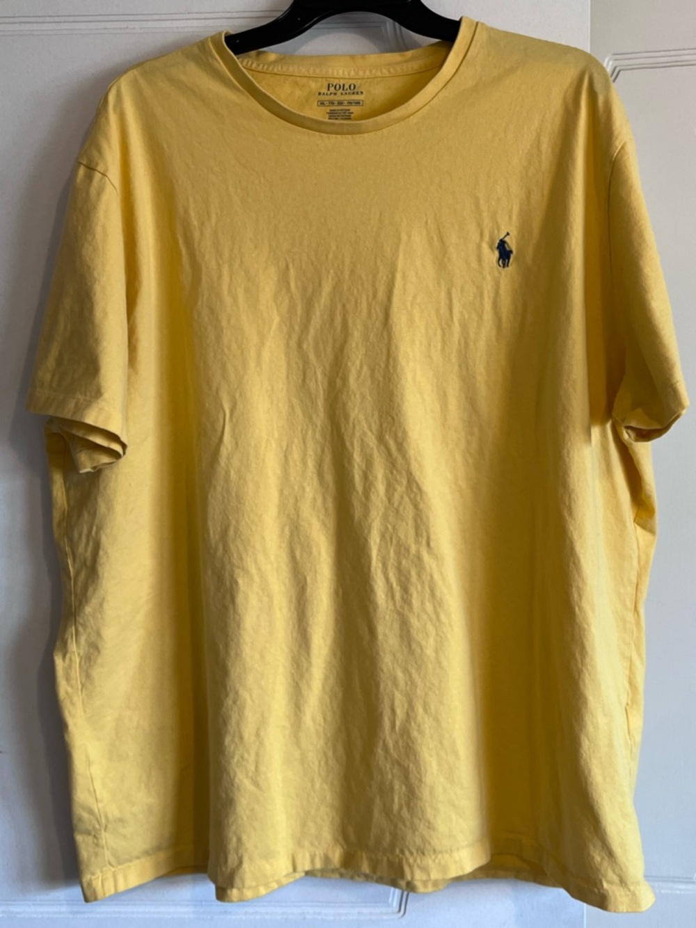 Polo by Ralph Lauren Men's XXL Classic Crew Neck T-Shirt - Yellow
